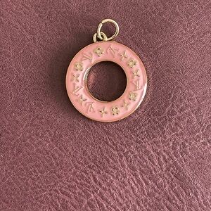Pink Donut Charm for Bags & Bracelets